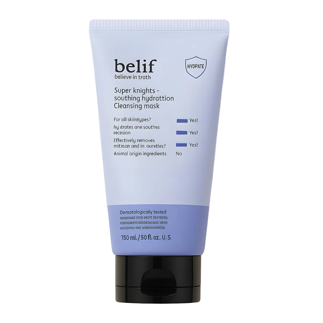 Belif Super Knights Hy Soothing Vegan Pack Cleanser (150ml)